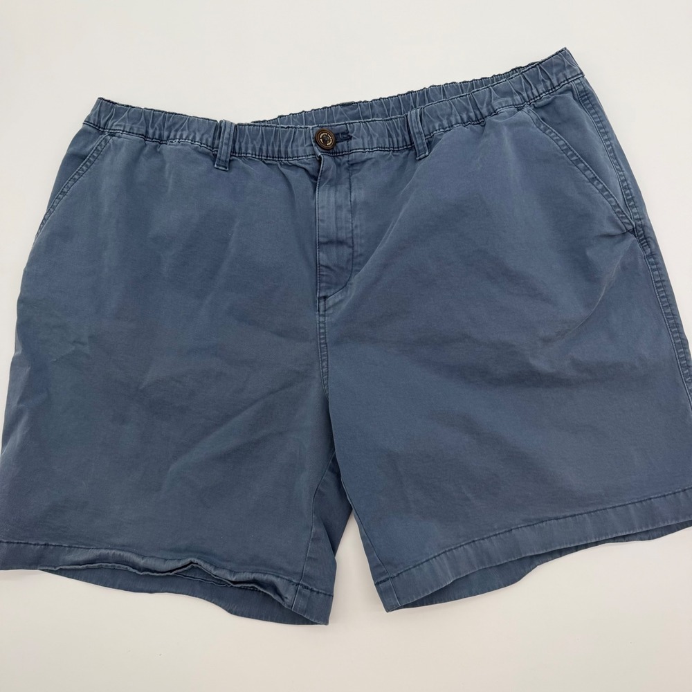 Chubbies Everywear Shorts Mens XXL Navy Blue Twill Elastic Waist 6 Inseam